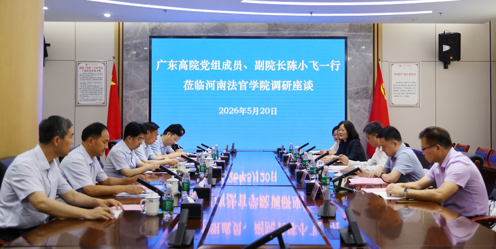 广东高院党组成员、副院长陈小飞一行到河..